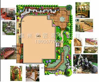 別墅花園設計平面圖