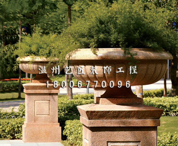 GRC花缽戶外實例